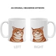 thumbnail image 2 of MUGBREW Orange Tabby Kitten Cat Ceramic Coffee Mug Tea Cup, 11 OZ, 2 of 7