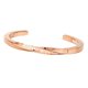 thumbnail image 1 of de material acero Inoxidable, Brazalete Nunca Te , Cuadrado Brazalete Abierto para Mujeres Hombres, s s Regalos - oro and rosa Fernando Pulsera espiral de acero de titanio, 1 of 7