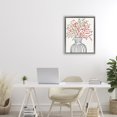 thumbnail image 2 of Stupell Industries Botanical Vase Simplicity Gray Framed Floater Canvas Wall Art design by Aria K., 21 x 17, 2 of 9