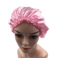 thumbnail image 3 of DESTYER Women Pieces Sleep Cap Satin Bonnet Sleeping Hat Soft Elastic Night Hair Cover, 3 of 6