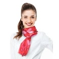 thumbnail image 4 of CBC Crown Falling Hearts Heart Valentines Day Theme 13" x 60" Silk Feeling Scarf, 4 of 4