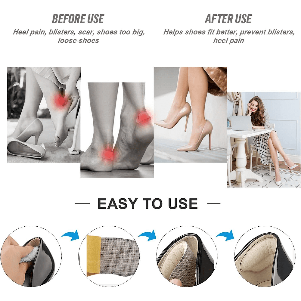 Buy Lify Silicone Heel Cups and PU Gel Heel Protectors for Men, Heel Pads,  Plantar Fasciitis Inserts, Heel Inserts, Heel Support, Heel Spur, Heel Care  for Foot Pain Relief - 1 Pair (