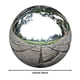 thumbnail image 2 of Adorno decorativo reflectante o espejo reflectante de acero inoxidable y 12cm, 2 of 8