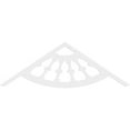 thumbnail image 2 of Ekena Millwork 72"W x 24"H x 1"P (8/12) Pitch Classic Wagon Wheel Architectural Grade PVC Gable Pediment, 2 of 5