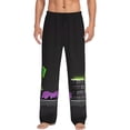 thumbnail image 2 of Lsque Geometry Dash Print Men's Pajama Pants, Lounge Pant - Comfortable Home Wear,Elastic Waistband, Stylish Design-XX-Large, 2 of 9