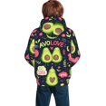 thumbnail image 6 of Kll Unisex Kids Boys Girls Hooded Pocket Pullover Hoodies-Avocado Love, 6 of 9