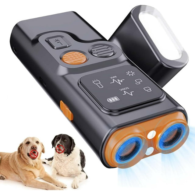 Bark Guard for Dogs, Barkguard Pro 2025, Dog Bark Deterrent Device with Hd Display and Led Flashlight, Instantly Stop Barking & Other Bad Behaviors with 1 Click of A Button (1PCS)