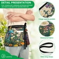 thumbnail image 4 of Yayeee Waist Apron with Pockets for Cooking Waterproof Half Server Aprons, White Floral Garden, 4 of 7