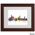 thumbnail image 2 of Trademark Fine Art "Birmingham England Skyline" Canvas Art by Michael Tompsett, Black Frame, 2 of 3