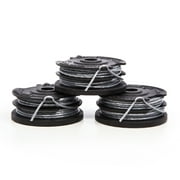 Greenworks 0.065 in. Dual Line Replacement String Trimmer Spool 3-Pack, 2900719