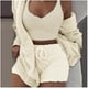 thumbnail image 2 of Traje informal de 3 piezas para mujer, suave y cómodo, para el hogar, 2 of 6