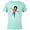 Ocean Blue, variant on Bob’s Burgers Linda Belcher Hug - Short Sleeve Blended T-Shirt for Adults - Customized-Dark Heather