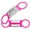 Hot Pink, variant on Didog Personalised Slide-On Dog ID Tags Rubber No Noise Stainless Steel Pet Cat Collar Tags Engraved