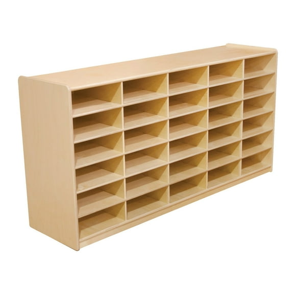 Wood Designs 30 Letter Tray Storage Unit without 3 in. Trays