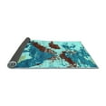 thumbnail image 2 of Ahgly Company Indoor Rectangle Abstract Light Blue Modern Area Rugs, 5' x 7', 2 of 4