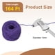 thumbnail image 2 of Uxcell Cuerda de Yute Natural de 50 Metros, Cuerda de Yute de 3 mm, Cuerda de Yute para Manualidades, Envoltura de Regalos, Decoración, Empaque, Jardinería, Soporte para Plantas, Morado, 2 of 6