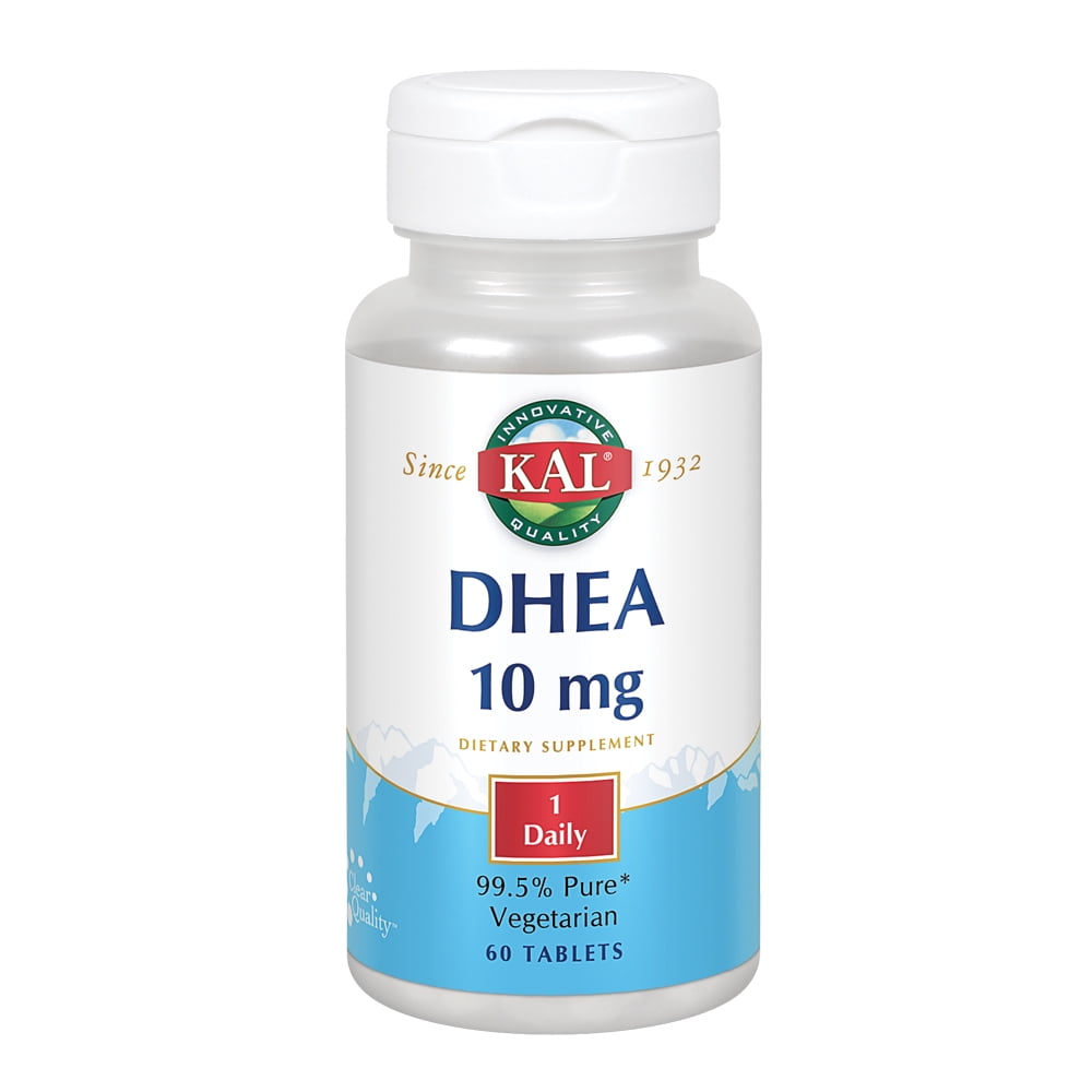 KAL DHEA 10 mg | 99.5% Pure & Micronized | Healthy Balance & Aging Support Formula for Men & Women | Lab Verified & Vegetarian | 60 Tablets