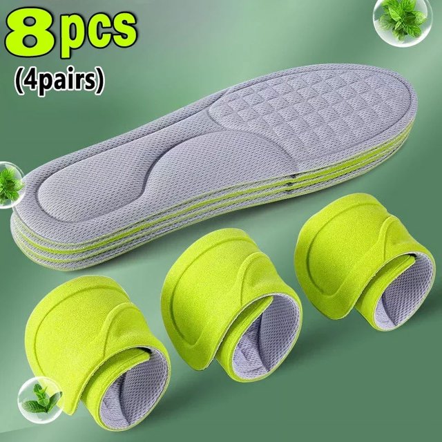 Plantillas de espuma viscoelástica Unisex, almohadillas de inserción de suela de zapato, suave, absorbente de sudor, cojín deportivo ortopédico, 2/12