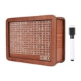 thumbnail image 1 of CNKOO Savings Challenge Box  Save 2000 Money Box  Clearance Wooden 2000 Savings Box 2000 Wooden Money Box  Reusable Wooden Money Box for Cash 2000 for Budgeting &Tracking (Brown), 1 of 6