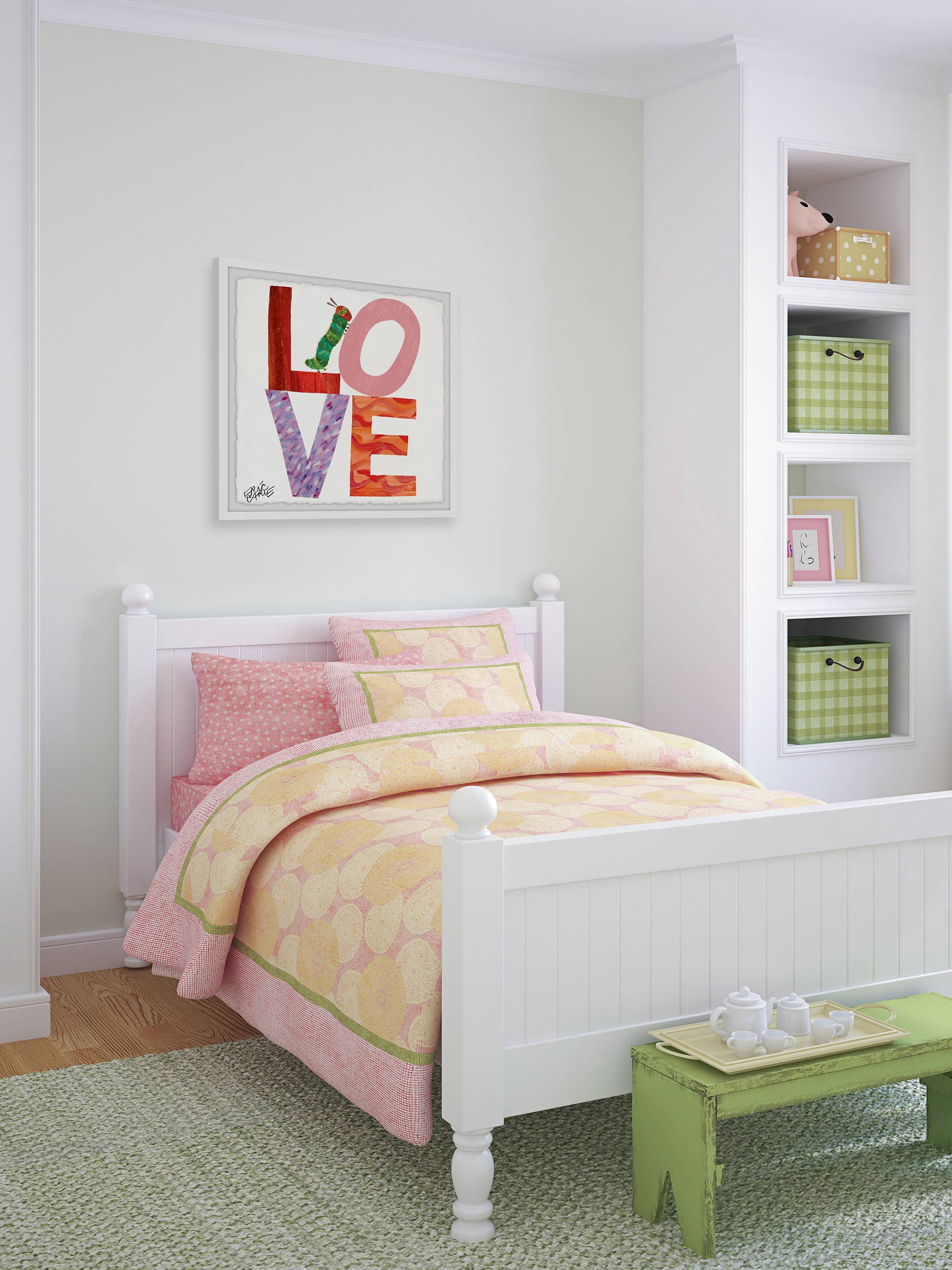 Marmont Hill Love Caterpillar By Eric Carle Framed Wall Art, 32.00" x 1.50"