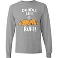 thumbnail image 3 of Inktastic Doodle Life is Ruff Golden Doodle Long Sleeve T-Shirt, 3 of 5