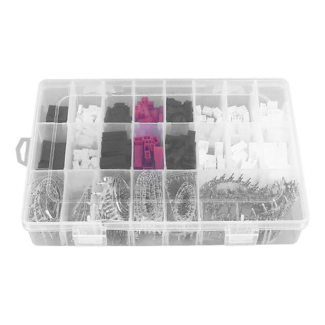 115 Set JST MX SM Connector 2.5mm Pitch JST SM Connector Male Female Housing Plug Connector Crimp Terminal Wire Assortment Kit