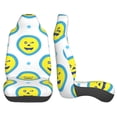 thumbnail image 4 of ZICANCN Car Seat Cover Pumpkin Face Smile Car Front Seat Covers Protectors , Automotive Seat Covers for Cars Trucks Suv, 4 of 8