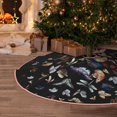 thumbnail image 5 of Sikiie Butterfly1 Nativity Christmas Tree Skirt, Jesus Christian Winter Holiday Tree Mat Decoration(30-48IN)36", 5 of 6