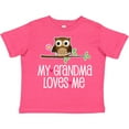 thumbnail image 3 of Inktastic My Grandma Loves Me Girls Girls Toddler T-Shirt, 3 of 5