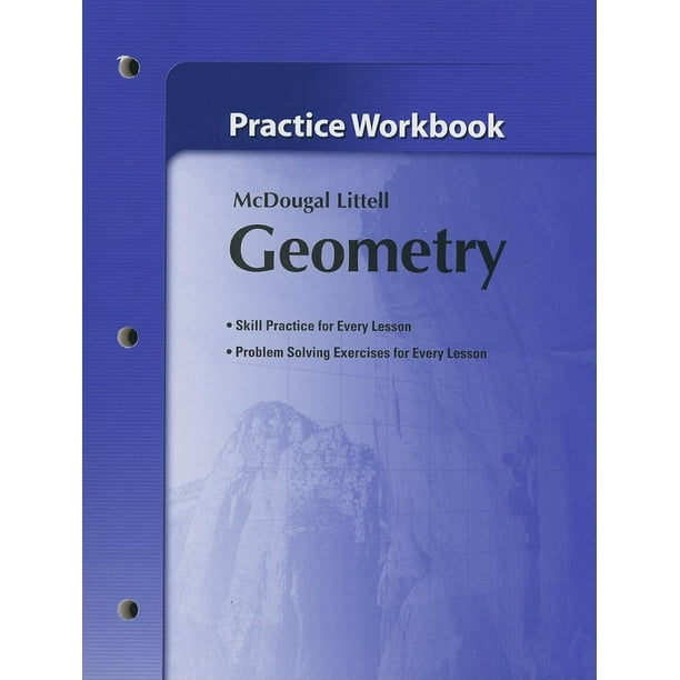 Holt Mcdougal Larson Geometry Holt Mcdougal Larson Geometry Practice Workbook Paperback Walmart Walmart 
