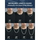 thumbnail image 5 of Collar ChainsPro Hip Hop para hombre, acero inoxidable, 14 mm, 71 cm, 5 of 7