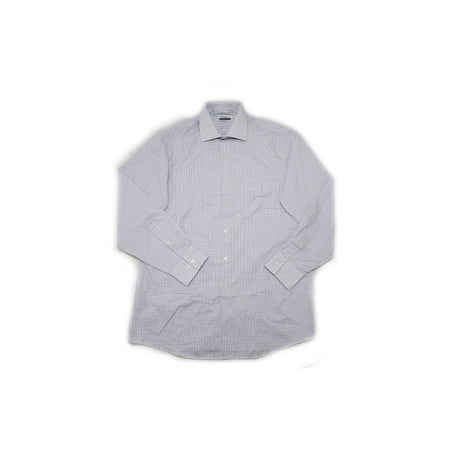 Van Heusen Mens Size Medium 15-15.5 (32/33) Regular Flex Collar Long Sleeve Dress Shirt,