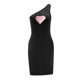 thumbnail image 4 of Vestido de mujer con hombros descubiertos, elegante vestido de primavera para el trabajo, aniversario, oficina , m M, 4 of 7