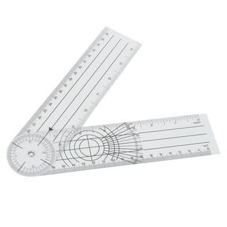 Tebru Protractor Angle Ruler Stainless Steel 90 Degree Right Angle Ruler  Measurement Square Tool Metal Square Ruler 