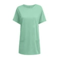 thumbnail image 4 of Summer Tops for Women plus Long Sleeve Turtle Neck Tee Women T Shirts Casual Pack Shirt Shirt Small 2 Womens Long Tee Stretch Womens Tops And Tees Compression T Casual Fashion GN1 XL, 4 of 4