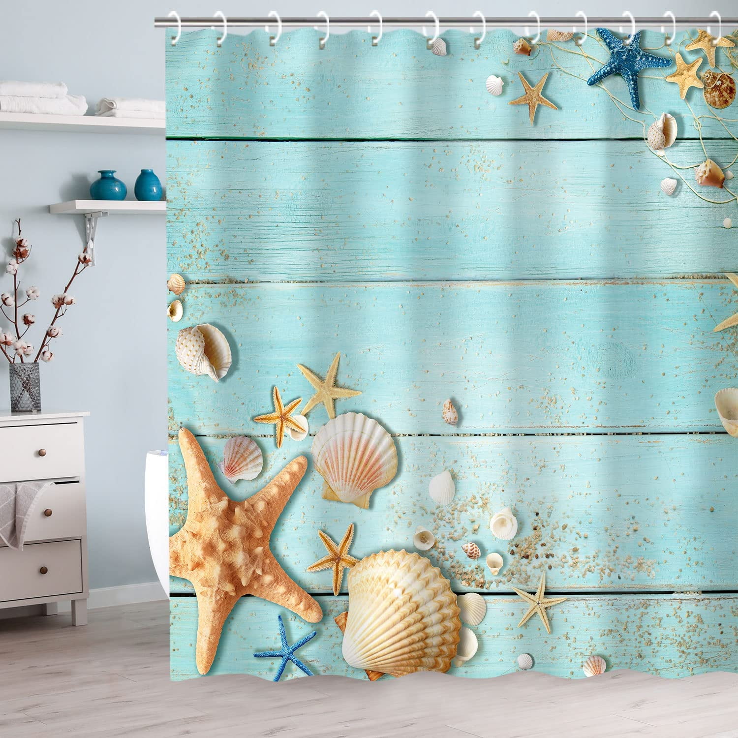 Kids Shower Curtain, Girls Shower Curtain, Boys Shower Curtain, Funny Words Teen Motivational Shower Curtains, 72W x 72H inch Extra Long Wide Shower Curtain with Hooks Kids Bathroom Decor