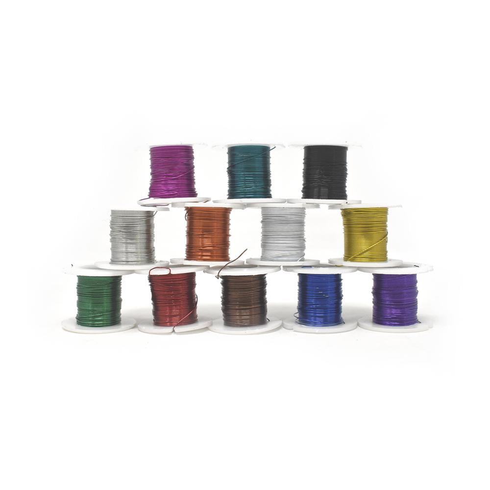 Beading & Jewelry Wire, Assorted Colors, 12Piece