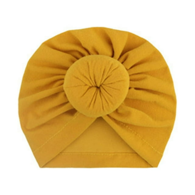 Bébé Enfant en Bas Âge Automne Hiver Chaud Noeud Bonnet Tête Wrap Photo Prop