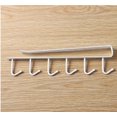 thumbnail image 5 of QUEST -3 Pack 6 Hooks Under Shelf Coffee Cup Mug Holder Hanger Rack Cabinet Kitchen, 5 of 6