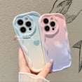 thumbnail image 2 of Carcasa Compatible Para iPhone XR 14 13 11 12 Pro Max 8 7 6 6s Plus SE 2020 XS Moda 3D Wave Colorido Gradiente Ilustración Creativa Funda De Teléfono Protección Suave Cubierta Trasera, 2 of 4