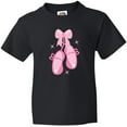 thumbnail image 3 of Inktastic Ballerina Pink Ballet Slippers Youth T-Shirt, 3 of 5
