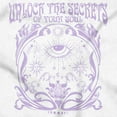 thumbnail image 2 of Unlock The Secrets Of Your Soul Unisex Plus Fleece Graphic Hoodie Brisco Brands 4X, 2 of 6