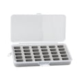 thumbnail image 4 of Guardoinrt 30 Grids Bobbin Storage Box Bobbins Container Thread Organizer for bobbins spools Bobbin Holder Gray, 4 of 6