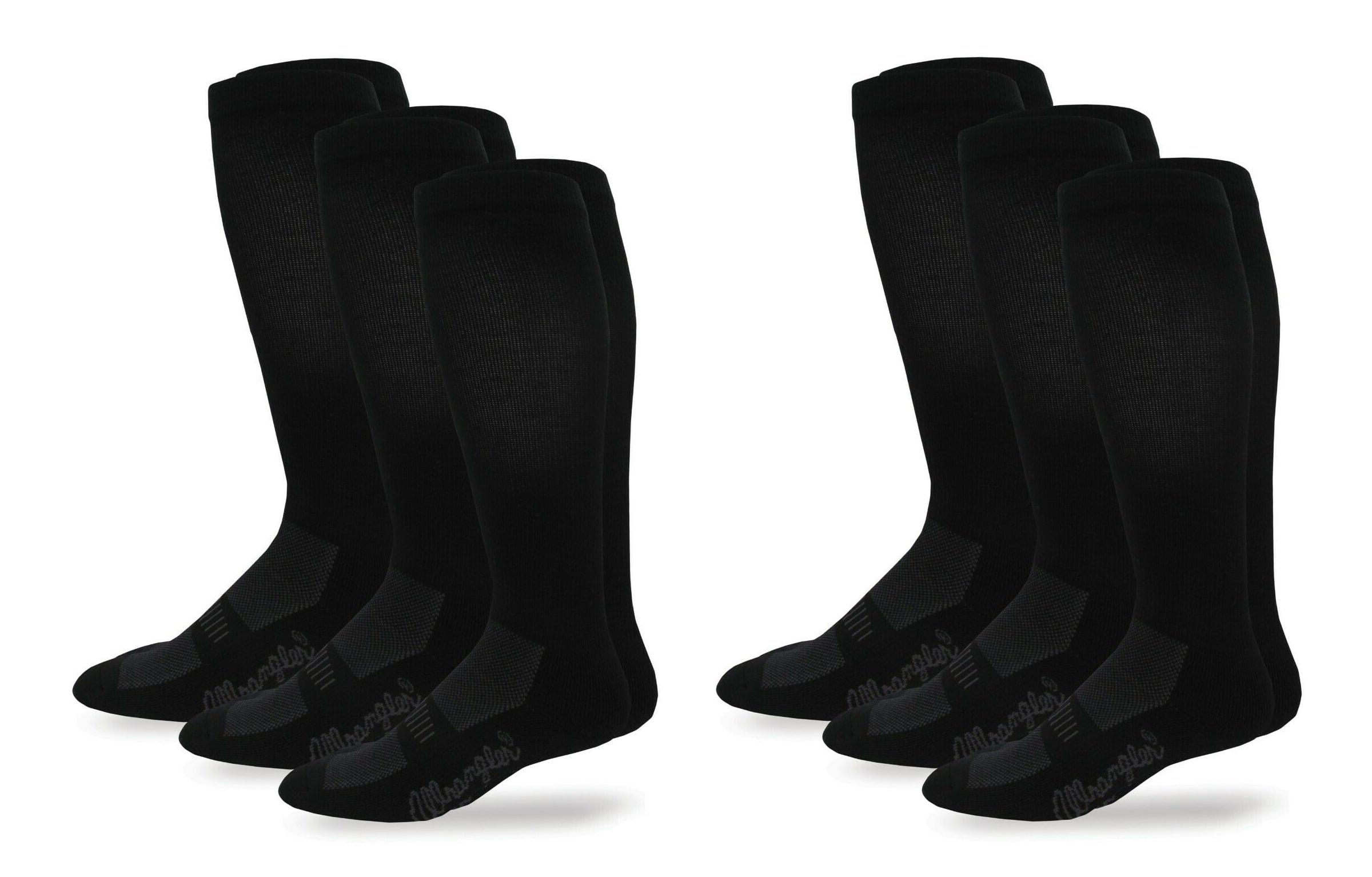 Men's Western Boot Cushion Over the Calf Socks 6 Pack Socks - Walmart.com