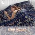 thumbnail image 4 of Queen 4 Piece Bedding Set Abstract Ethnic Art Flowers Pattern Soft Breathable Duvet Cover and Pillowcase, Tribe Geometric Artwork Duvet Cover Set Bed Sheets for Bedroom Dormitory Guest Room, 4 of 9