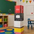 thumbnail image 6 of AYktou 4 Pcs Campus Party Decorations Boxes, 12×12×12 Inch Stackable Opening Season Blocks Party Boxes, Foldable Party Supplies Graduation Party Decor for Men Women, 6 of 6