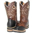 thumbnail image 4 of The Western Shops Kids Square Toe Leather Western Cowboy Boot, 4 of 5