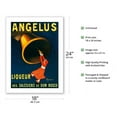 thumbnail image 2 of Angelus - Liqueur of the Salesians of Dom Bosco Religious Order - Vintage Advertising Poster by Leonetto Cappiello c.1907 - Fine Art Matte Paper Print (Unframed) 18x24in, 2 of 4