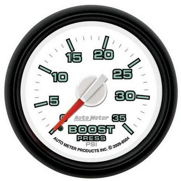 AUTO METER 8504 2-1/16IN BOOST, 0-35 PSI, MECH,DODGE FACTORY MATCH