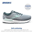 thumbnail image 2 of Zapatilla de Running Brooks Addiction GTS 15 Hombre Gris Marino 4 UK Ancho, 2 of 6